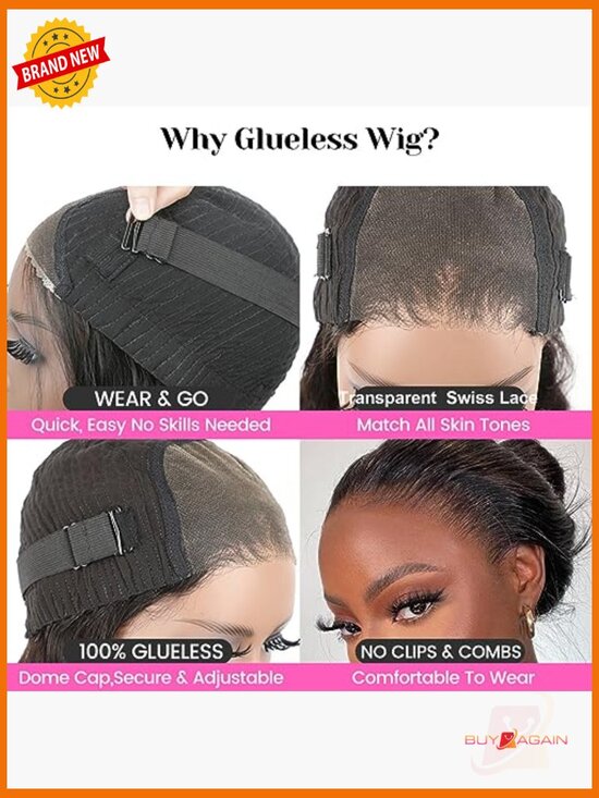 Wear and Go Glueless Bob Wig Human Hair Lace Front Wig Pre Cut Transparent Lace main image 6